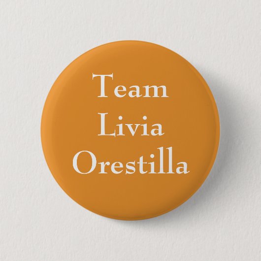 Team Livia Orestilla Roman Empress Ronde Button 5,7 Cm (Voorkant)