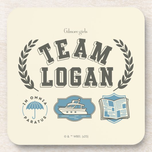 Team Logan Gilmore Girls Design Bier Onderzetter (Voorkant)