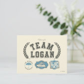 Team Logan Gilmore Girls Design Briefkaart (Staand voorkant)
