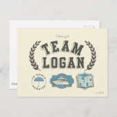 Team Logan Gilmore Girls Design Briefkaart (Voorkant / Achterkant)