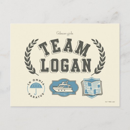 Team Logan Gilmore Girls Design Briefkaart (Voorkant)