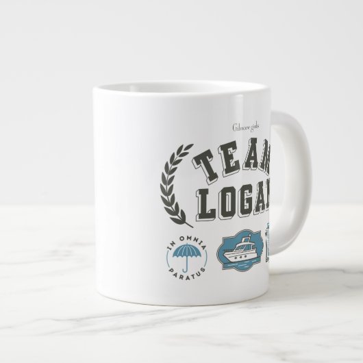 Team Logan Gilmore Girls Design Grote Koffiekop (Voorkant rechts)