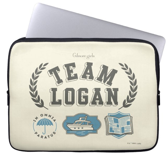 Team Logan Gilmore Girls Design Laptop Sleeve (Voorkant)