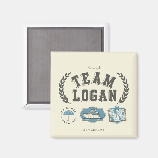 Team Logan Gilmore Girls Design Magneet (Voorkant / Achterkant)