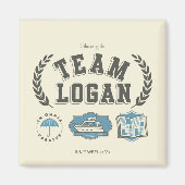 Team Logan Gilmore Girls Design Magneet (Voorkant)