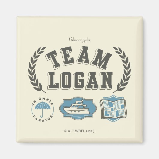 Team Logan Gilmore Girls Design Magneet (Voorkant)