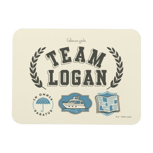 Team Logan Gilmore Girls Design Magneet (Horizontaal)