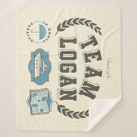 Team Logan Gilmore Girls Design Sherpa Deken (Voorkant)