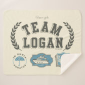 Team Logan Gilmore Girls Design Sherpa Deken (Voorkant (horizontaal))