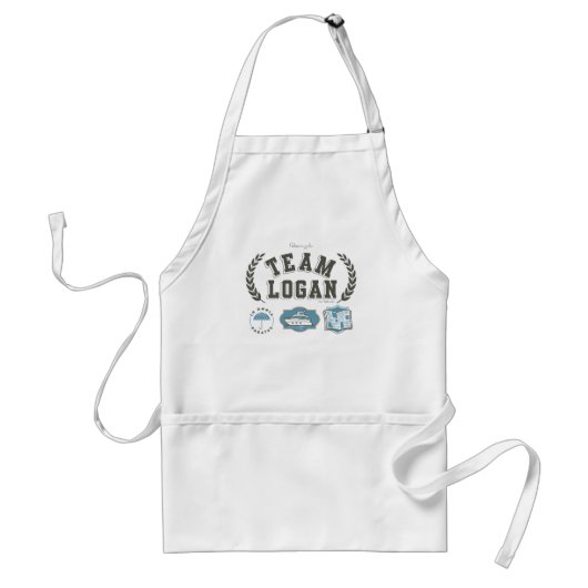 Team Logan Gilmore Girls Design Standaard Schort (Voorkant)