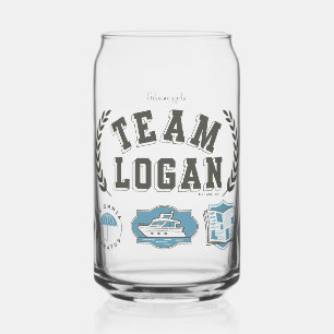 Team Logan Gilmore Girls Ontwerp Blikvorm Glas