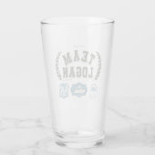Team Logan Gilmore Girls Ontwerp Glas (Achterkant)