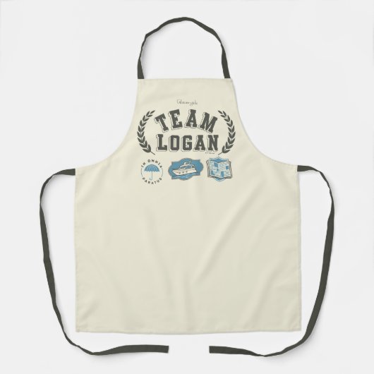 Team Logan Gilmore Girls Ontwerp Schort (Voorkant)