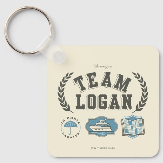 Team Logan Gilmore Girls-ontwerp Sleutelhanger (Voorkant)