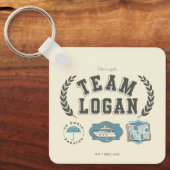 Team Logan Gilmore Girls-ontwerp Sleutelhanger (Voorkant)