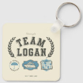 Team Logan Gilmore Girls-ontwerp Sleutelhanger (Achterkant)