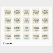 Team Logan Gilmore Girls Ontwerp Vierkante Sticker (Vel)