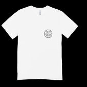 Team Logo Naam Nummer Eenvoudig Modern Sport T-shirt