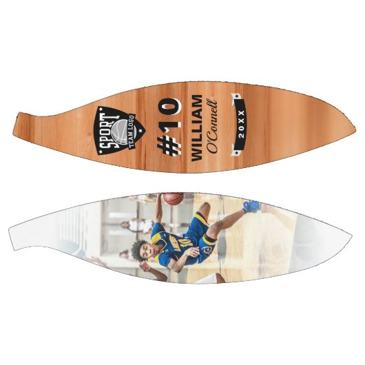 Team Logo Player Number foto Athletic Achievement Basketbal (Panelen)