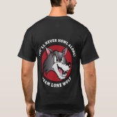 Team Lone Wolf Black T-shirt (Achterkant)