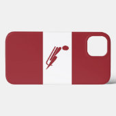 Team Luge Letland Case-Mate iPhone Case (Achterkant (horizontaal))
