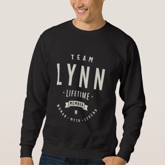 Team Lynn Lifetime Member Grappige naam Lynn Trui (Voorkant)