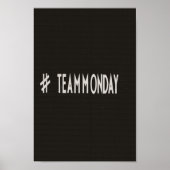 Team maandag poster (Voorkant)