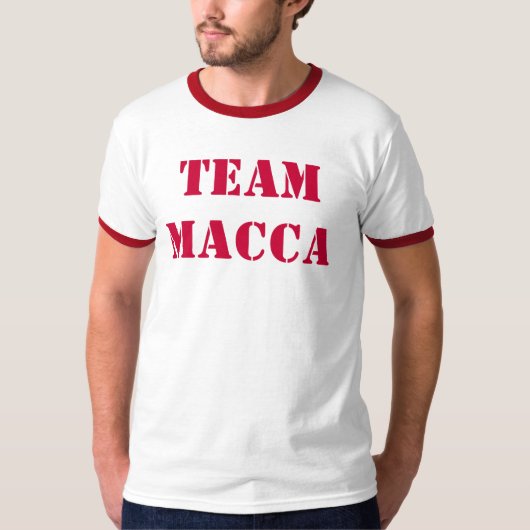 Team Macca T-shirt (Voorkant)