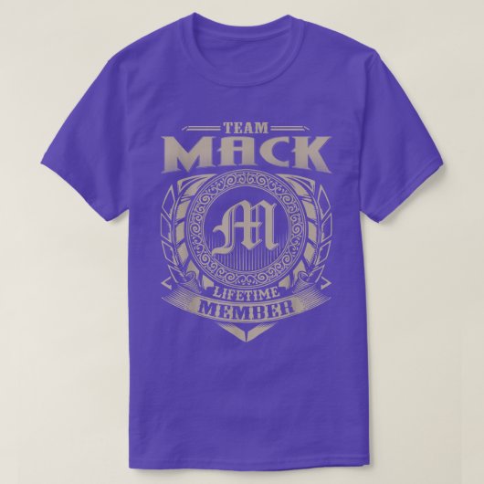 Team MACK Lifetime Lid  MACK Familie T-shirt (Design voorkant)