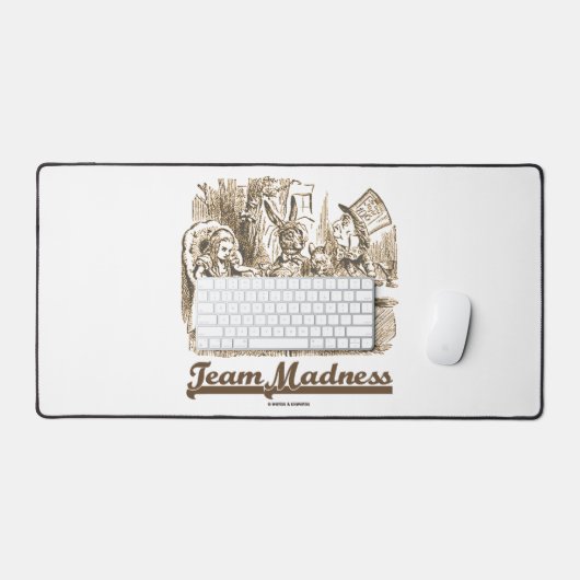 Team Madness Wonderland Mad Tea Party Humor Bureaumat (Keyboard & Muis)