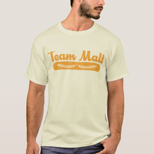 Team Malt T-shirt (Voorkant)