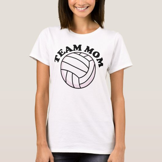 Team mama Volleyball T-shirt (Voorkant)