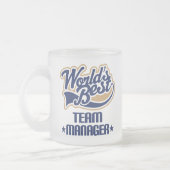 Team Manager-cadeau Matglas Koffiemok (Links)