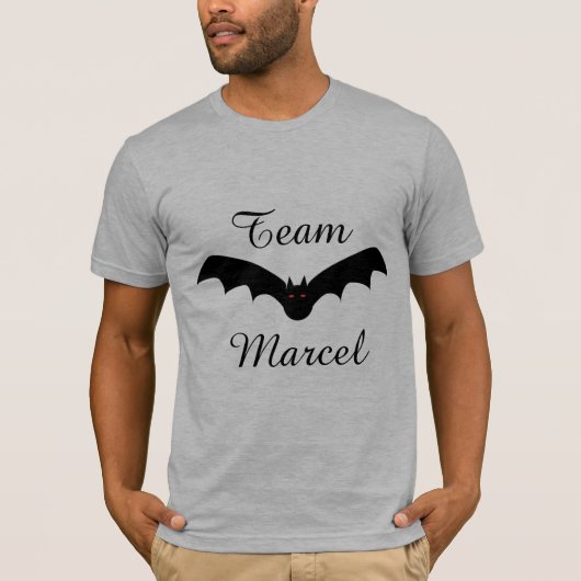 Team Marcel Vampier Vleermuis T-shirt (Voorkant)