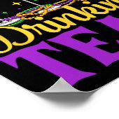 Team Mardi Gras Party Klant Drink Beer Drink Poster (Hoek)