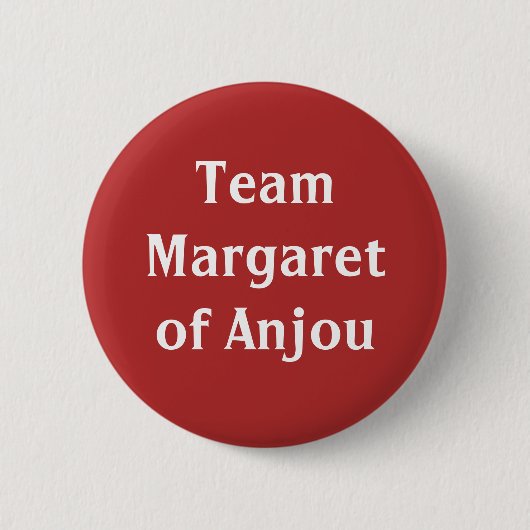 Team Margaret of Anjou Ronde Button 5,7 Cm (Voorkant)