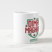 Team Marokko I Dima MAGHRIB Voetbal Fan Mok (Voorkant rechts)