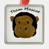 Team Mascot Metalen Ornament (Voorkant)