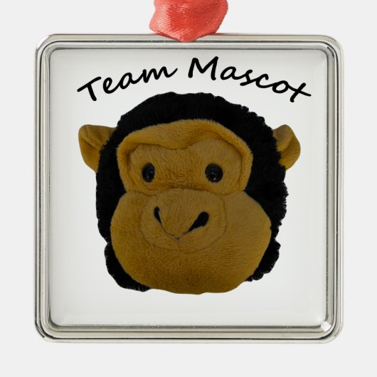 Team Mascot Metalen Ornament (Voorkant)