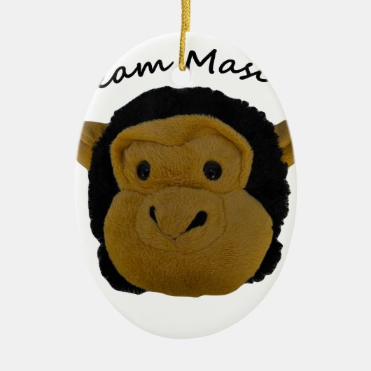 Team Mascotte Keramisch Ornament (Voorkant)