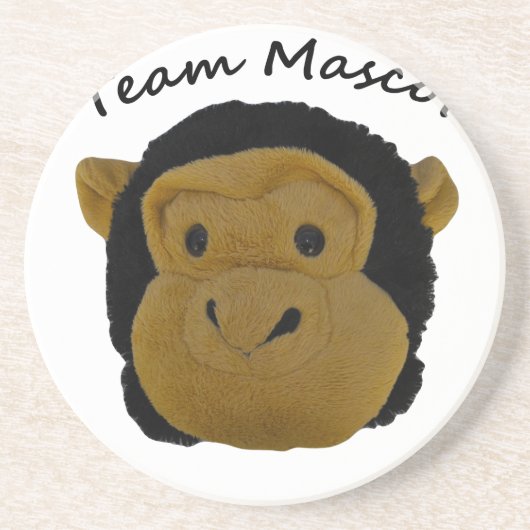 Team Mascotte Zandsteen Onderzetter (Voorkant)