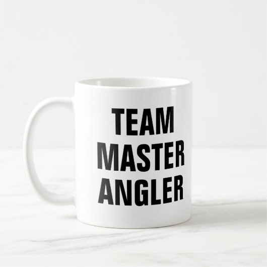 Team Master Angler Koffiemok (Links)