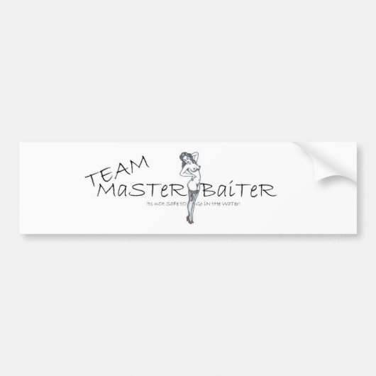 Team Master Baiter Bumpersticker (Voorkant)