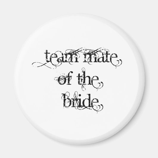 Team Mate van de Bride Magneet (Voorkant)