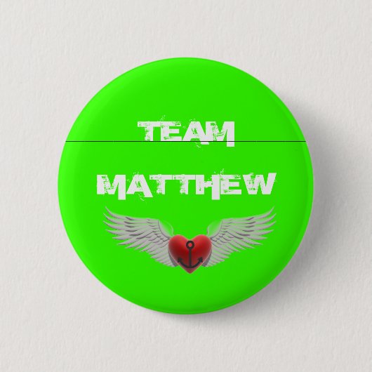 Team Matthew-hopknop Ronde Button 5,7 Cm (Voorkant)