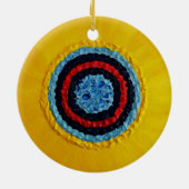 Team Matthew Sunflower voor autisme Keramisch Ornament (Achterkant)