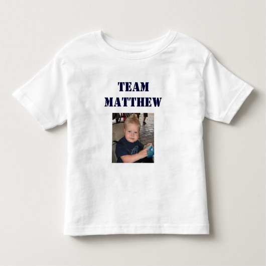 Team Matthew - Toddler Kinder Shirts (Voorkant)