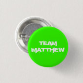 TEAM MATTHEW-toets Ronde Button 3,2 Cm (Voorkant /achterkant)