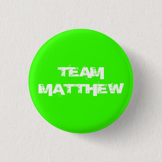 TEAM MATTHEW-toets Ronde Button 3,2 Cm (Voorkant)