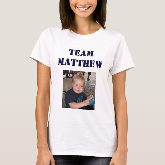 Team Matthew - Volwassenen Vrouw T-shirt (Voorkant)